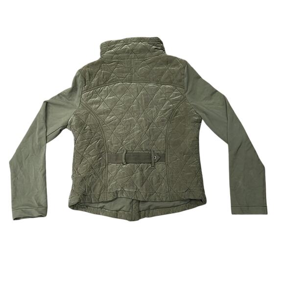 Anthropologie Marrakech Women's Quilted Phoebe Jacket Leaf Green Size M - Picture 4 of 11